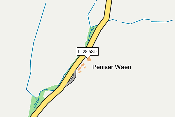 LL28 5SD map - OS OpenMap – Local (Ordnance Survey) LL28 5SD map - OS OpenMap – Local (Ordnance Survey)