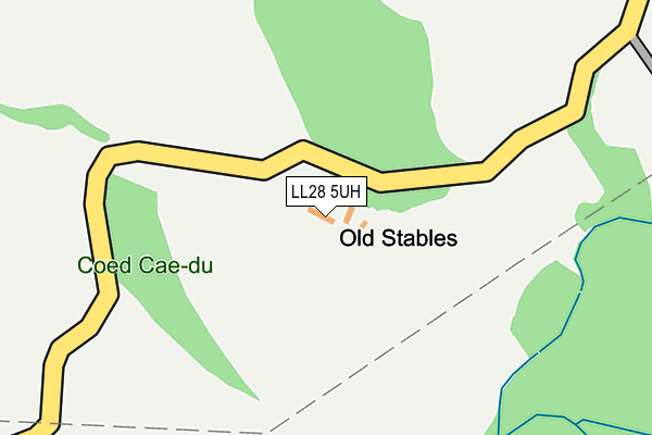 LL28 5UH map - OS OpenMap – Local (Ordnance Survey) LL28 5UH map - OS OpenMap – Local (Ordnance Survey)