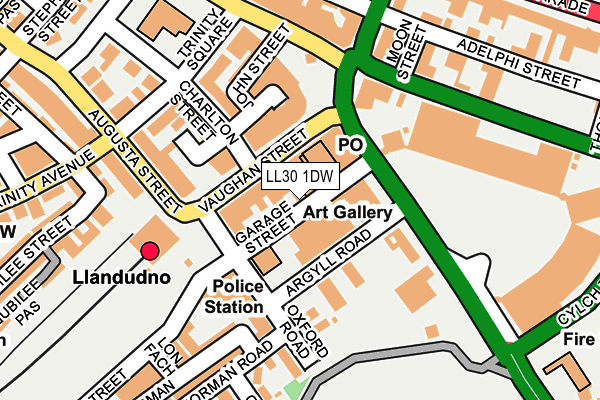 LL30 1DW map - OS OpenMap – Local (Ordnance Survey) LL30 1DW map - OS OpenMap – Local (Ordnance Survey)