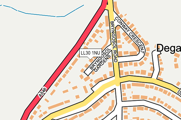 LL30 1NU map - OS OpenMap – Local (Ordnance Survey) LL30 1NU map - OS OpenMap – Local (Ordnance Survey)