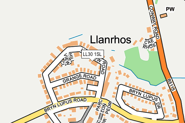 LL30 1SL map - OS OpenMap – Local (Ordnance Survey) LL30 1SL map - OS OpenMap – Local (Ordnance Survey)