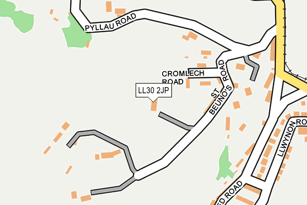 LL30 2JP map - OS OpenMap – Local (Ordnance Survey) LL30 2JP map - OS OpenMap – Local (Ordnance Survey)