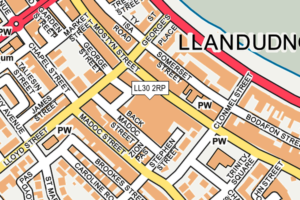 LL30 2RP map - OS OpenMap – Local (Ordnance Survey) LL30 2RP map - OS OpenMap – Local (Ordnance Survey)