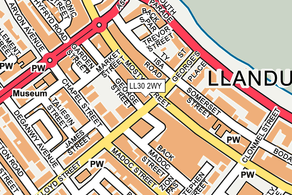 LL30 2WY map - OS OpenMap – Local (Ordnance Survey) LL30 2WY map - OS OpenMap – Local (Ordnance Survey)