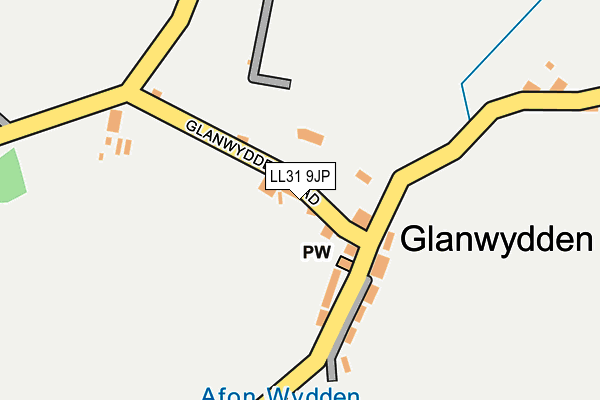 LL31 9JP map - OS OpenMap – Local (Ordnance Survey) LL31 9JP map - OS OpenMap – Local (Ordnance Survey)