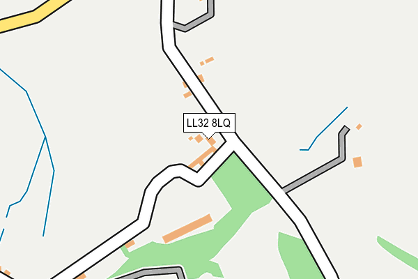 LL32 8LQ map - OS OpenMap – Local (Ordnance Survey) LL32 8LQ map - OS OpenMap – Local (Ordnance Survey)