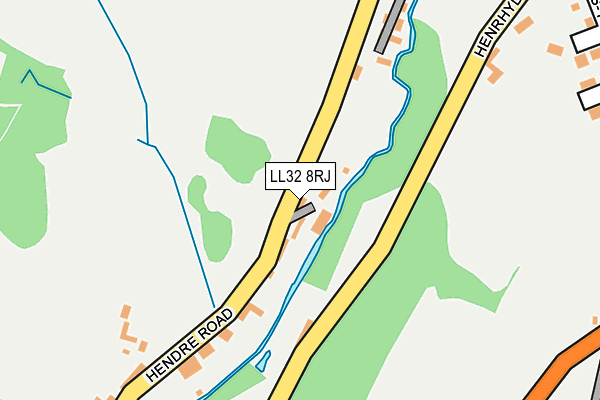 LL32 8RJ map - OS OpenMap – Local (Ordnance Survey) LL32 8RJ map - OS OpenMap – Local (Ordnance Survey)