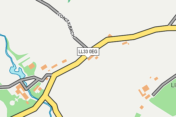 LL33 0EG map - OS OpenMap – Local (Ordnance Survey) LL33 0EG map - OS OpenMap – Local (Ordnance Survey)