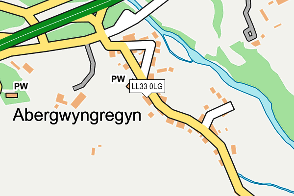 LL33 0LG map - OS OpenMap – Local (Ordnance Survey) LL33 0LG map - OS OpenMap – Local (Ordnance Survey)