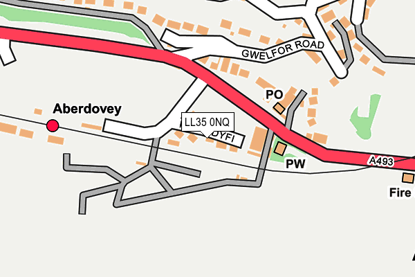 LL35 0NQ map - OS OpenMap – Local (Ordnance Survey) LL35 0NQ map - OS OpenMap – Local (Ordnance Survey)