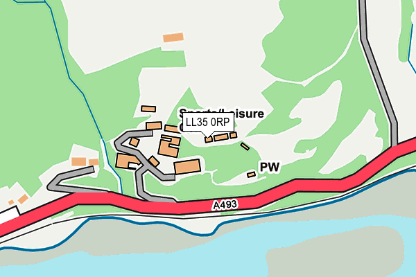 LL35 0RP map - OS OpenMap – Local (Ordnance Survey) LL35 0RP map - OS OpenMap – Local (Ordnance Survey)