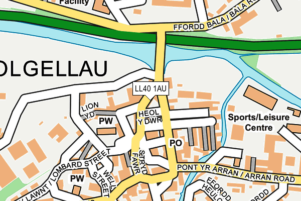 LL40 1AU map - OS OpenMap – Local (Ordnance Survey) LL40 1AU map - OS OpenMap – Local (Ordnance Survey)