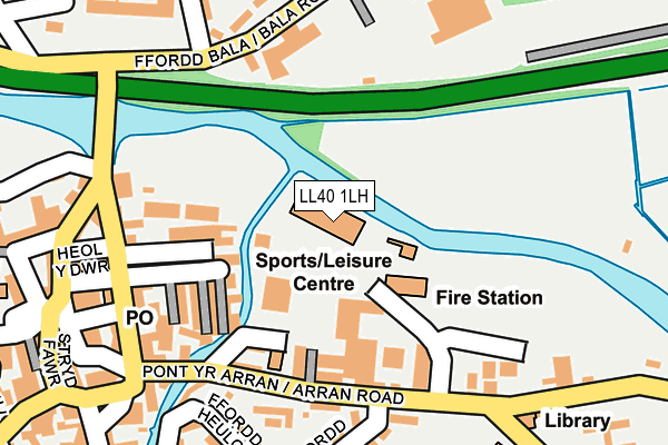 LL40 1LH map - OS OpenMap – Local (Ordnance Survey) LL40 1LH map - OS OpenMap – Local (Ordnance Survey)