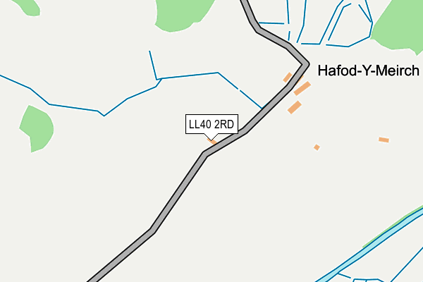 LL40 2RD map - OS OpenMap – Local (Ordnance Survey) LL40 2RD map - OS OpenMap – Local (Ordnance Survey)
