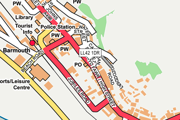 LL42 1DR map - OS OpenMap – Local (Ordnance Survey) LL42 1DR map - OS OpenMap – Local (Ordnance Survey)