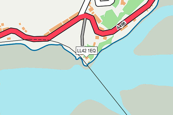 LL42 1EQ map - OS OpenMap – Local (Ordnance Survey) LL42 1EQ map - OS OpenMap – Local (Ordnance Survey)