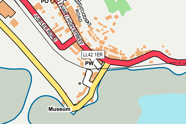 LL42 1ER map - OS OpenMap – Local (Ordnance Survey) LL42 1ER map - OS OpenMap – Local (Ordnance Survey)