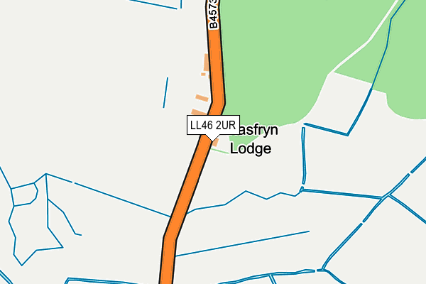 LL46 2UR map - OS OpenMap – Local (Ordnance Survey) LL46 2UR map - OS OpenMap – Local (Ordnance Survey)
