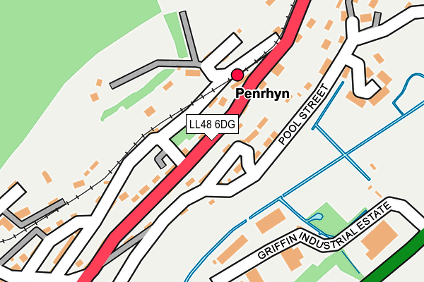 LL48 6DG map - OS OpenMap – Local (Ordnance Survey) LL48 6DG map - OS OpenMap – Local (Ordnance Survey)