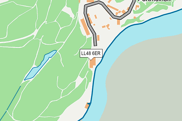 LL48 6ER map - OS OpenMap – Local (Ordnance Survey) LL48 6ER map - OS OpenMap – Local (Ordnance Survey)