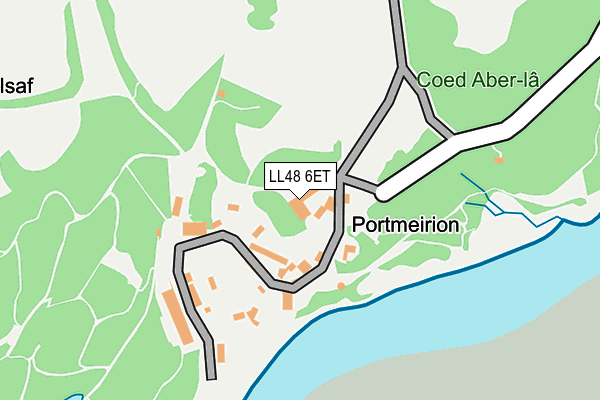 LL48 6ET map - OS OpenMap – Local (Ordnance Survey)