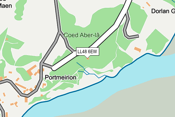 LL48 6EW map - OS OpenMap – Local (Ordnance Survey) LL48 6EW map - OS OpenMap – Local (Ordnance Survey)