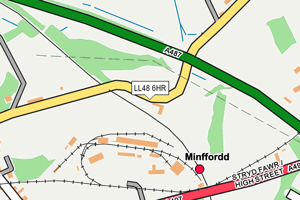 LL48 6HR map - OS OpenMap – Local (Ordnance Survey) LL48 6HR map - OS OpenMap – Local (Ordnance Survey)