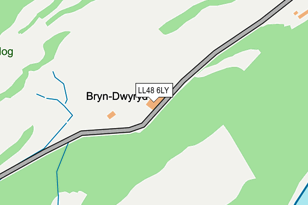 LL48 6LY map - OS OpenMap – Local (Ordnance Survey) LL48 6LY map - OS OpenMap – Local (Ordnance Survey)