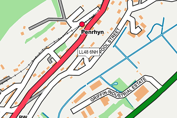 LL48 6NH map - OS OpenMap – Local (Ordnance Survey) LL48 6NH map - OS OpenMap – Local (Ordnance Survey)