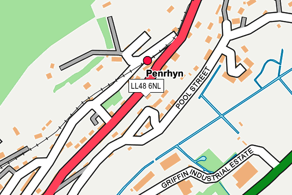 LL48 6NL map - OS OpenMap – Local (Ordnance Survey) LL48 6NL map - OS OpenMap – Local (Ordnance Survey)