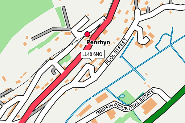 LL48 6NQ map - OS OpenMap – Local (Ordnance Survey) LL48 6NQ map - OS OpenMap – Local (Ordnance Survey)