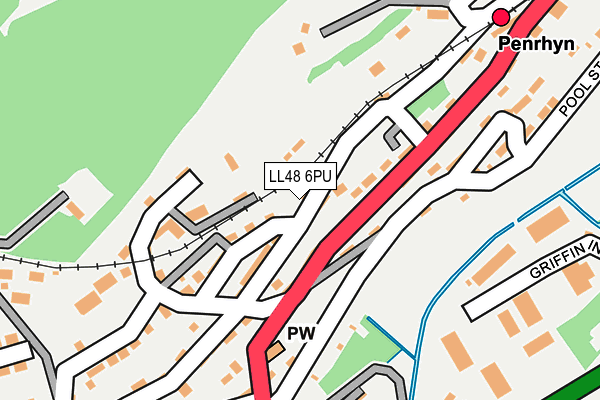 LL48 6PU map - OS OpenMap – Local (Ordnance Survey) LL48 6PU map - OS OpenMap – Local (Ordnance Survey)