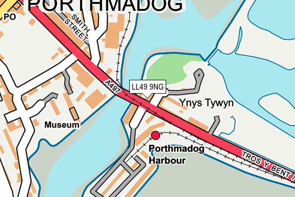 LL49 9NG map - OS OpenMap – Local (Ordnance Survey) LL49 9NG map - OS OpenMap – Local (Ordnance Survey)