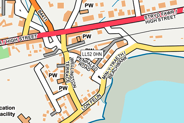 LL52 0HN map - OS OpenMap – Local (Ordnance Survey) LL52 0HN map - OS OpenMap – Local (Ordnance Survey)