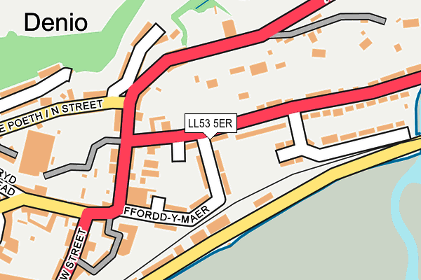 LL53 5ER map - OS OpenMap – Local (Ordnance Survey) LL53 5ER map - OS OpenMap – Local (Ordnance Survey)