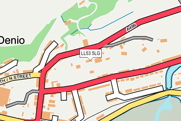 LL53 5LG map - OS OpenMap – Local (Ordnance Survey) LL53 5LG map - OS OpenMap – Local (Ordnance Survey)