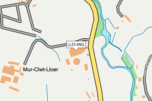 LL53 6NQ map - OS OpenMap – Local (Ordnance Survey) LL53 6NQ map - OS OpenMap – Local (Ordnance Survey)