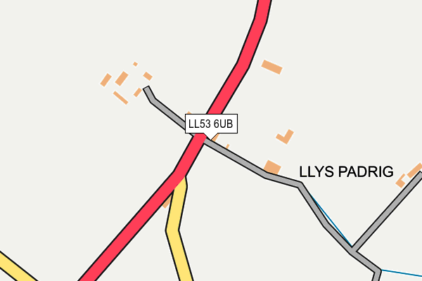 LL53 6UB map - OS OpenMap – Local (Ordnance Survey) LL53 6UB map - OS OpenMap – Local (Ordnance Survey)
