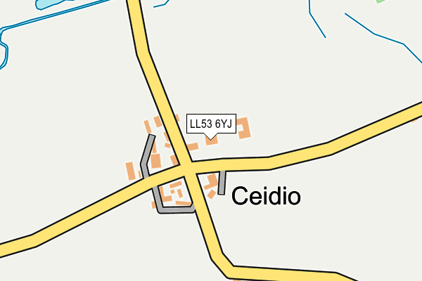 LL53 6YJ map - OS OpenMap – Local (Ordnance Survey) LL53 6YJ map - OS OpenMap – Local (Ordnance Survey)