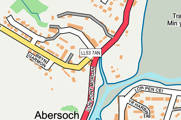 LL53 7AN map - OS OpenMap – Local (Ordnance Survey) LL53 7AN map - OS OpenMap – Local (Ordnance Survey)