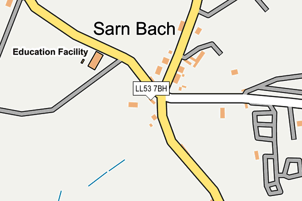 LL53 7BH map - OS OpenMap – Local (Ordnance Survey) LL53 7BH map - OS OpenMap – Local (Ordnance Survey)