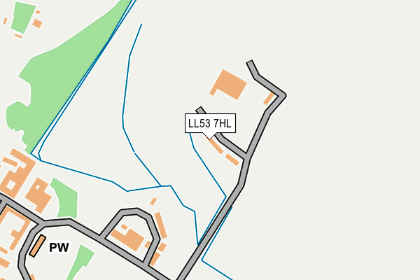 LL53 7HL map - OS OpenMap – Local (Ordnance Survey) LL53 7HL map - OS OpenMap – Local (Ordnance Survey)