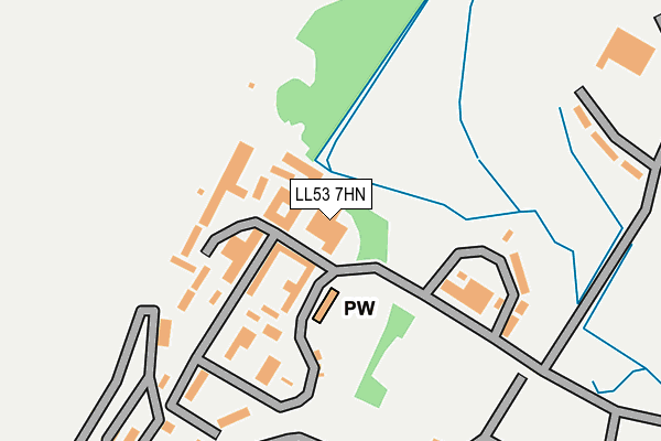 LL53 7HN map - OS OpenMap – Local (Ordnance Survey) LL53 7HN map - OS OpenMap – Local (Ordnance Survey)
