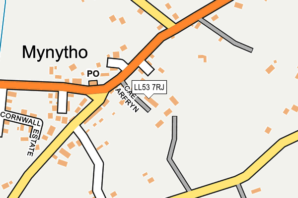 LL53 7RJ map - OS OpenMap – Local (Ordnance Survey) LL53 7RJ map - OS OpenMap – Local (Ordnance Survey)