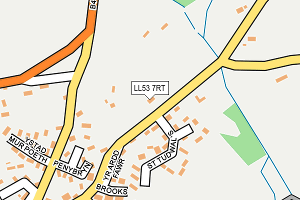 LL53 7RT map - OS OpenMap – Local (Ordnance Survey) LL53 7RT map - OS OpenMap – Local (Ordnance Survey)