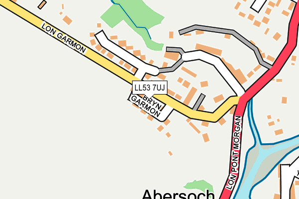 LL53 7UJ map - OS OpenMap – Local (Ordnance Survey) LL53 7UJ map - OS OpenMap – Local (Ordnance Survey)