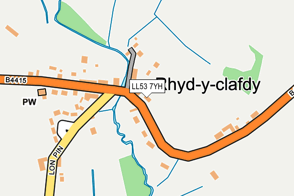 LL53 7YH map - OS OpenMap – Local (Ordnance Survey) LL53 7YH map - OS OpenMap – Local (Ordnance Survey)