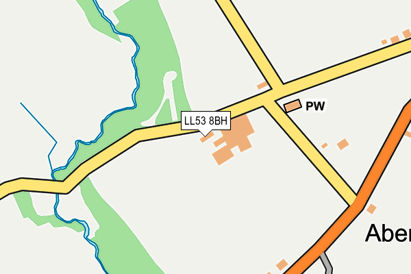 LL53 8BH map - OS OpenMap – Local (Ordnance Survey) LL53 8BH map - OS OpenMap – Local (Ordnance Survey)