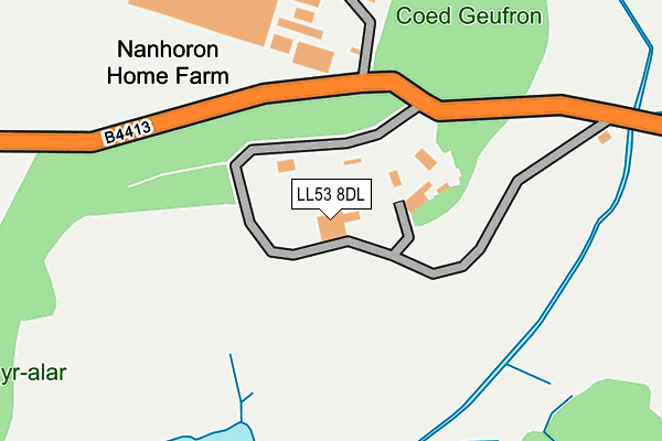 LL53 8DL map - OS OpenMap – Local (Ordnance Survey) LL53 8DL map - OS OpenMap – Local (Ordnance Survey)