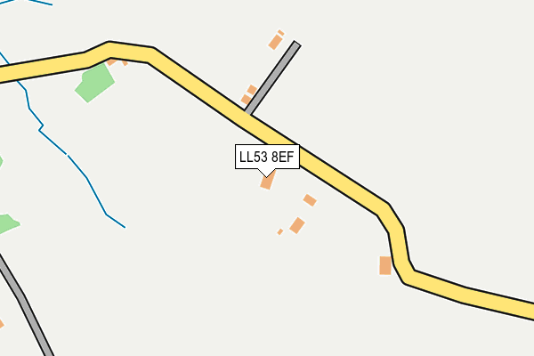 LL53 8EF map - OS OpenMap – Local (Ordnance Survey) LL53 8EF map - OS OpenMap – Local (Ordnance Survey)